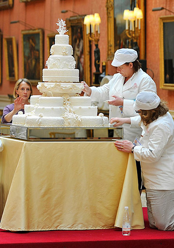 свадебный торт для принца Уильям и Кейт Миддлтон