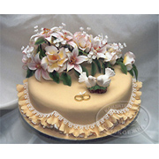 Свадебный торт «Голубки»