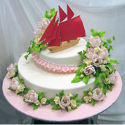 Свадебный торт «Алые паруса»