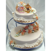 Свадебный торт «Будте здоровы живите богато...»