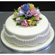Свадебный торт «Крокусы»